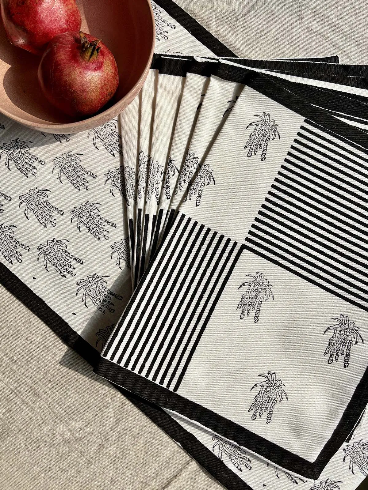 Black & White Kopou Placemats