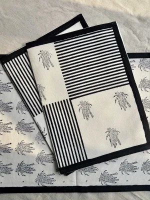 Black & White Kopou Placemats