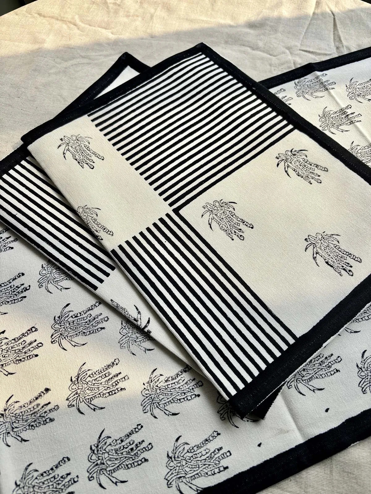 Black & White Kopou Placemats