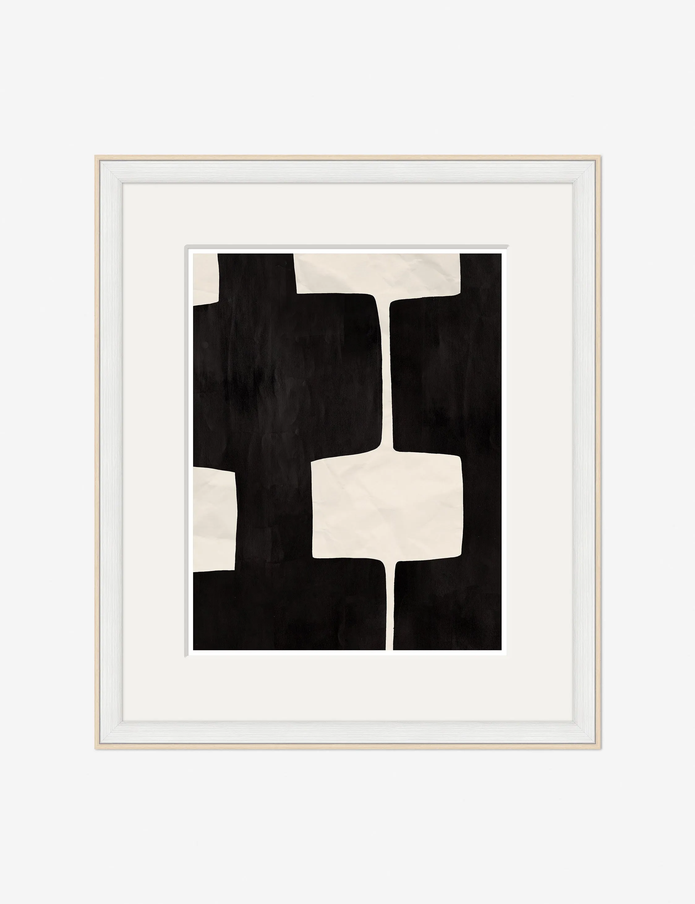 Black and White Abstract 3 Print by Paule Marrot