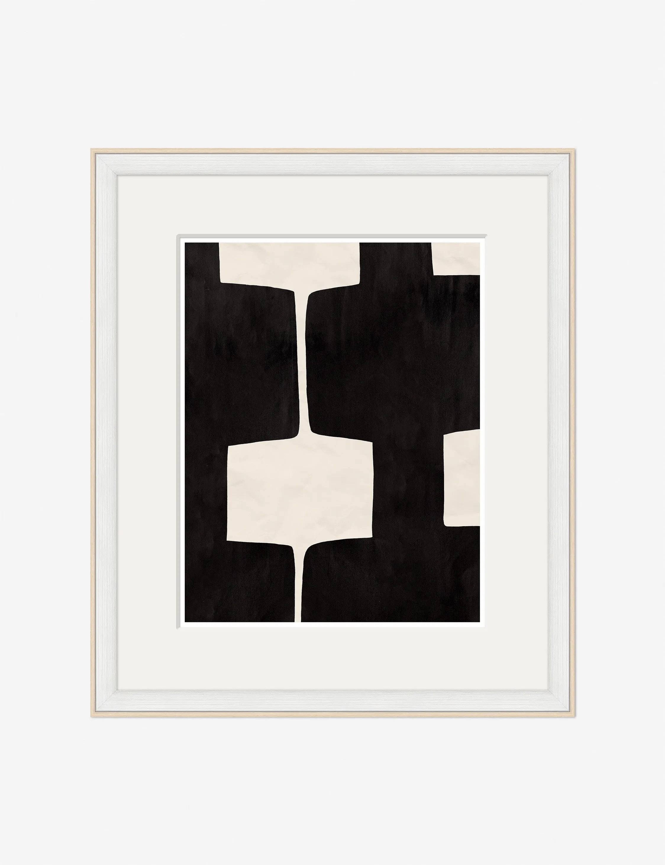 Black and White Abstract 3 Print by Paule Marrot