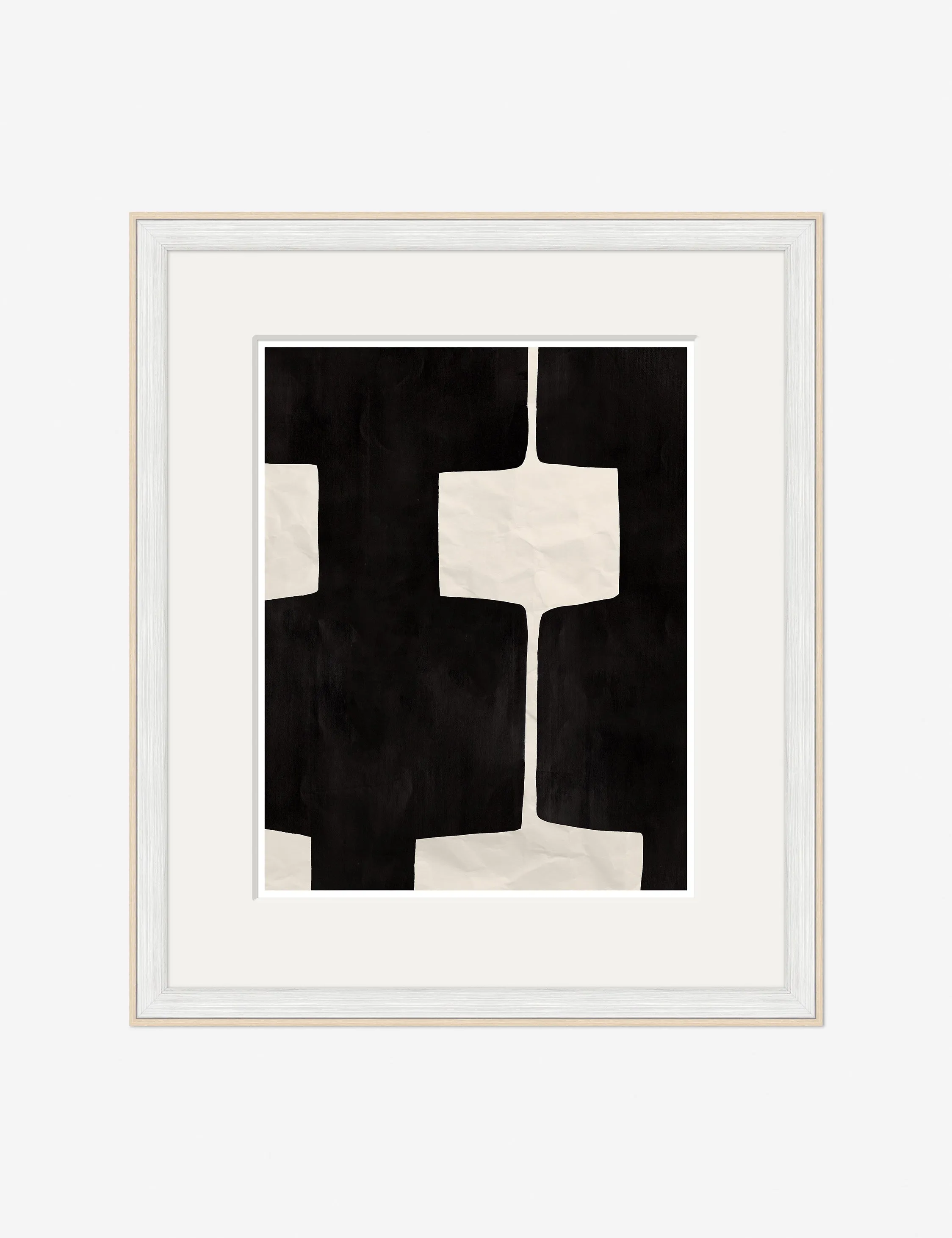 Black and White Abstract 3 Print by Paule Marrot