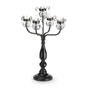 Black Crystal Candelabra