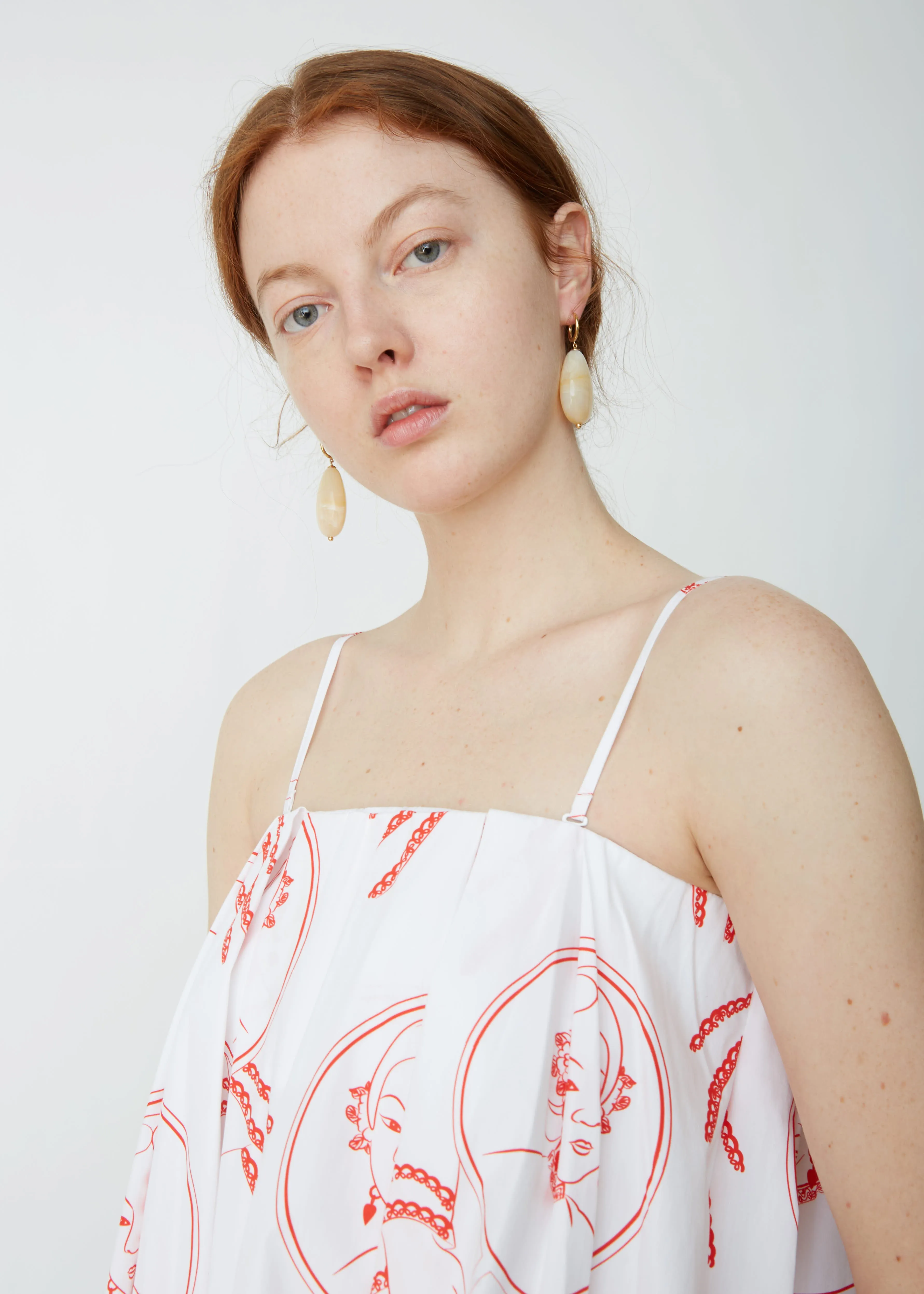 Bone Drop Earrings