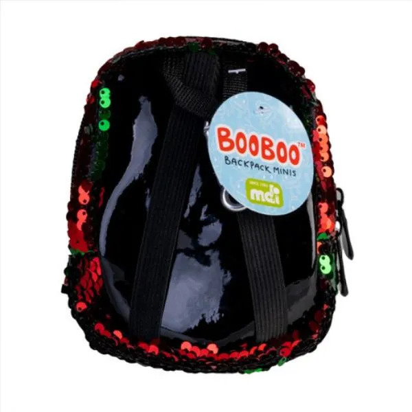 Booboo Red & Green Mini Sequins Backpack