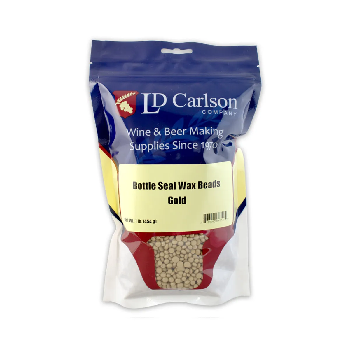 Bottle Seal Wax Beads - Gold (1 lb)