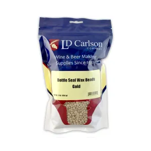 Bottle Seal Wax Beads - Gold (1 lb)