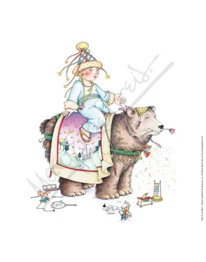 Boy & His Bear Fine Art Print