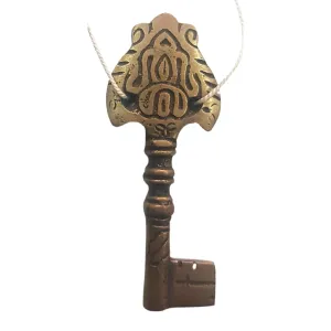 Brass Vintage Key for Decoration Jerusalem Market Gifts 7 cm x 2.5 cm