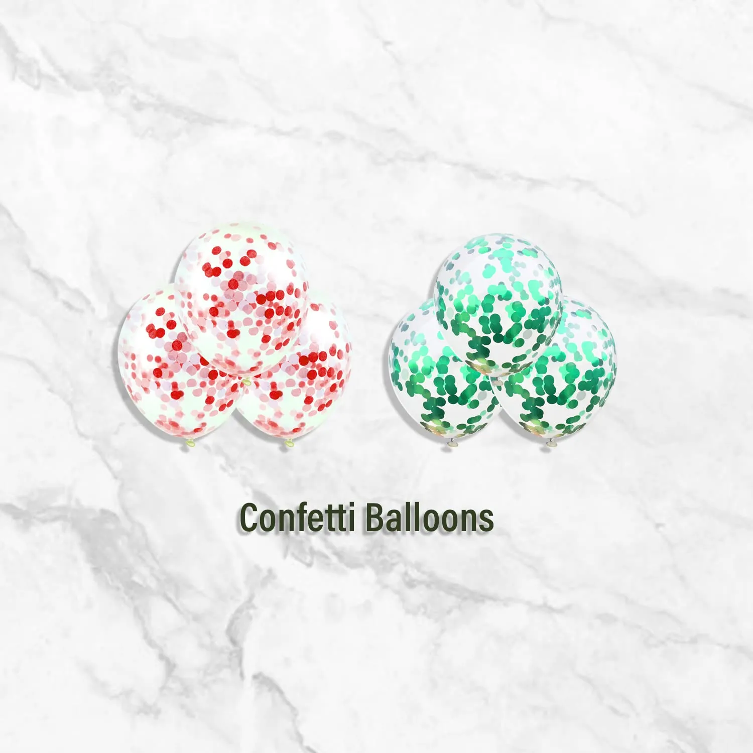 Bright Christmas Balloon Decoration Kit for Home- Pack of 62 Pcs- Xmas Room Decoration