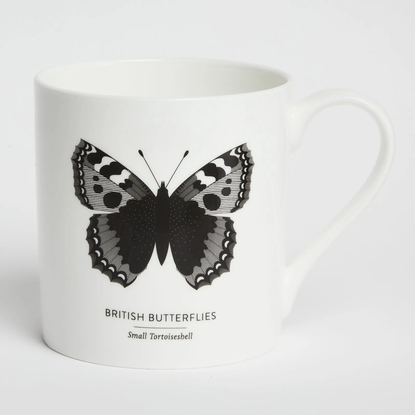 'British Butterflies: Small Tortoiseshell' Fine China Mug