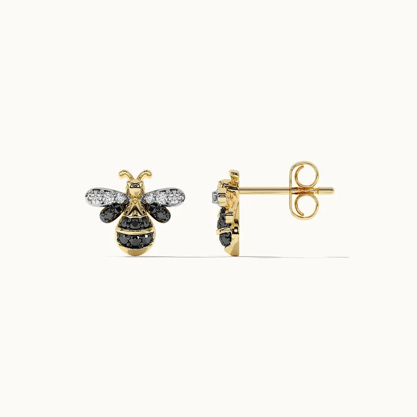 Bumblebee Diamond Earrings