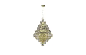 C121-2038D32G/RC - Regency Lighting: Maxime 30 light Gold Chandelier Clear Royal Cut Crystal
