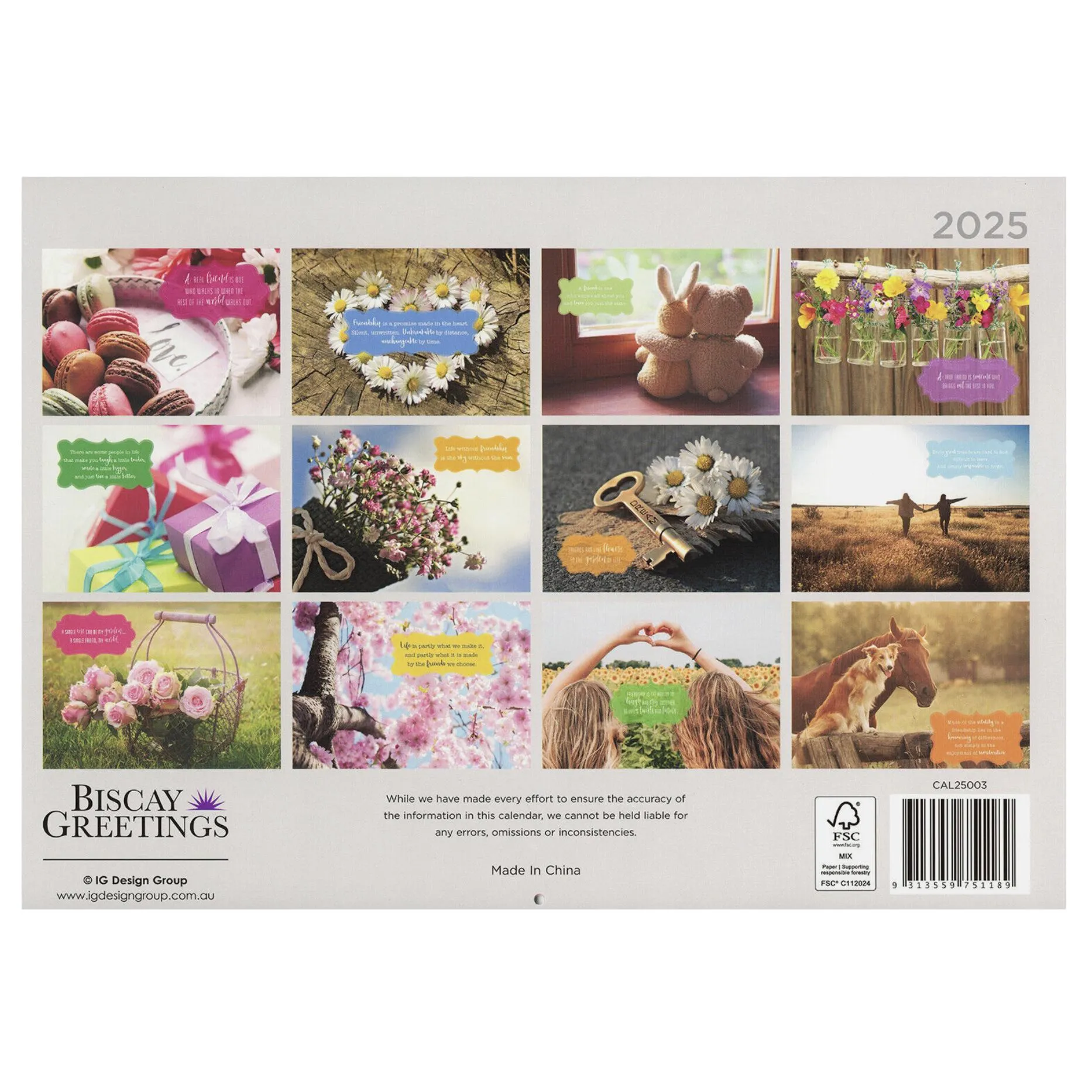 Calendar & Perfume for Her