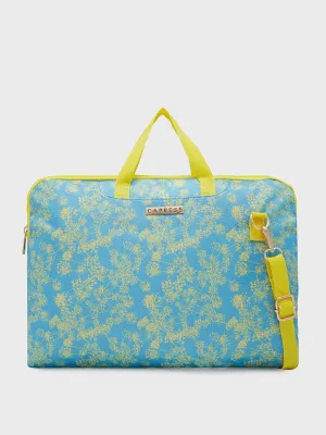 Caprese Chrysan Laptop Large Light Blue