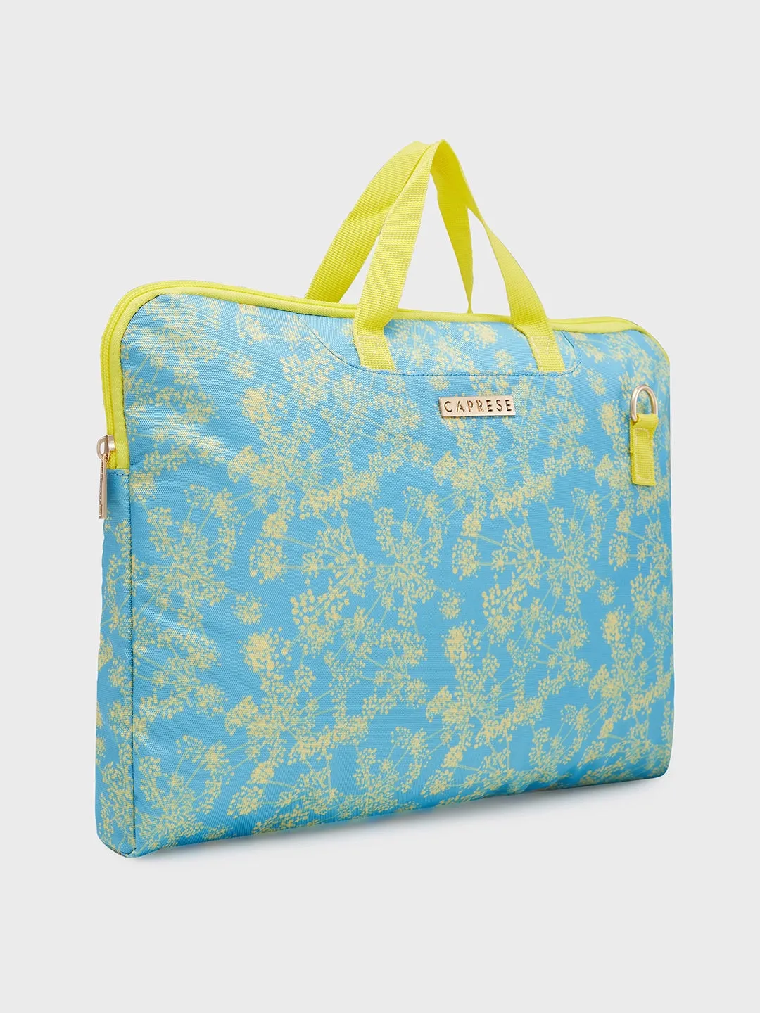 Caprese Chrysan Laptop Large Light Blue