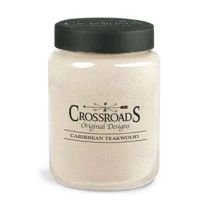 Caribbean Teakwood Jar Candle, 26oz