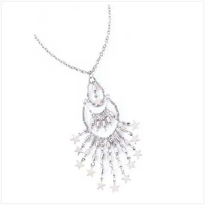 Celestial Shimmer Pendant Necklace
