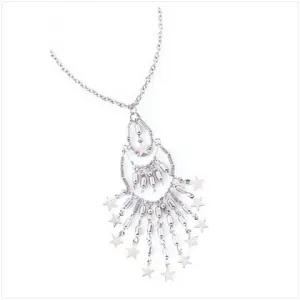 Celestial Shimmer Pendant Necklace