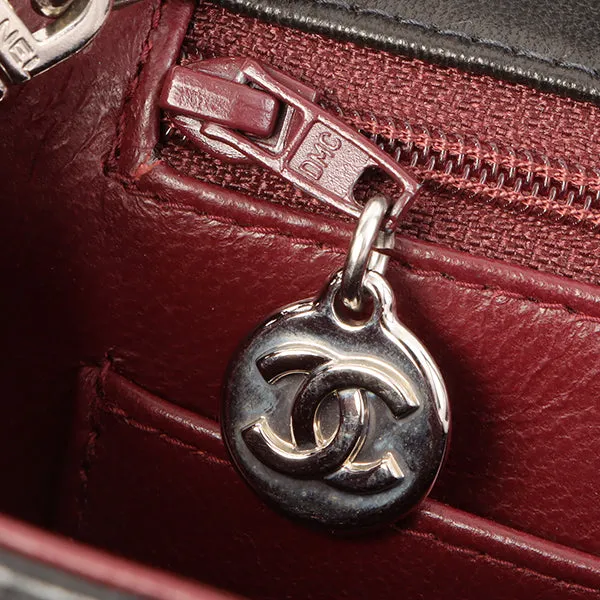 Chanel Around 1997 Made Diana Flap Chain Bag Black