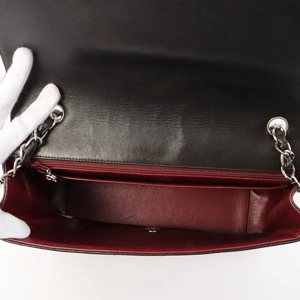 Chanel Around 1997 Made Diana Flap Chain Bag Black