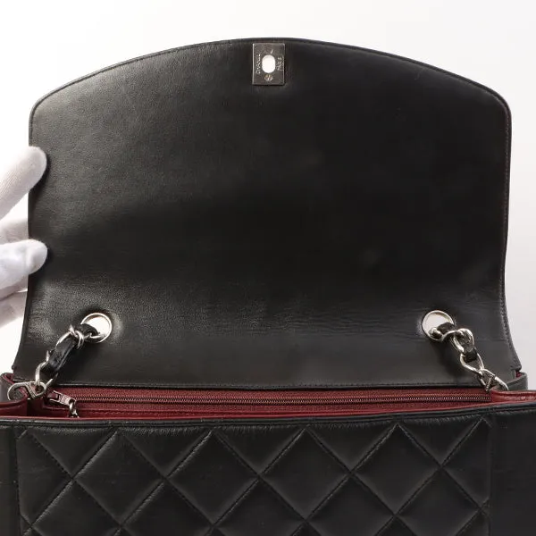 Chanel Around 1997 Made Diana Flap Chain Bag Black
