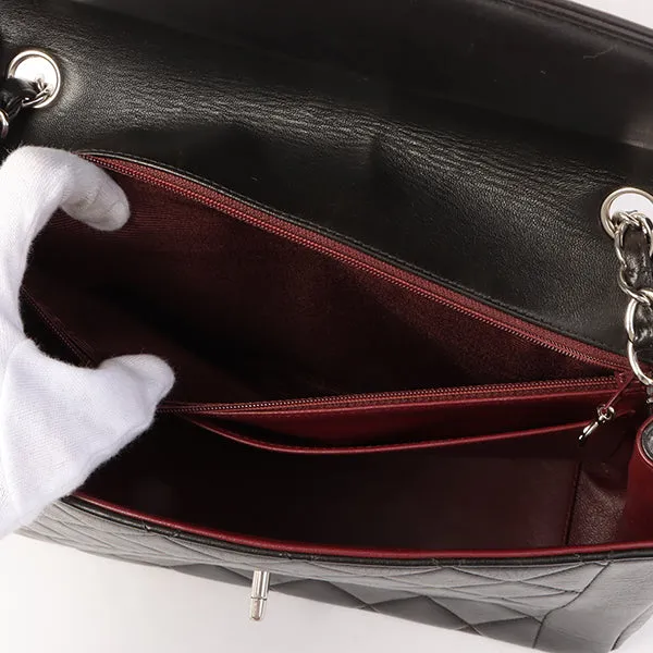 Chanel Around 1997 Made Diana Flap Chain Bag Black