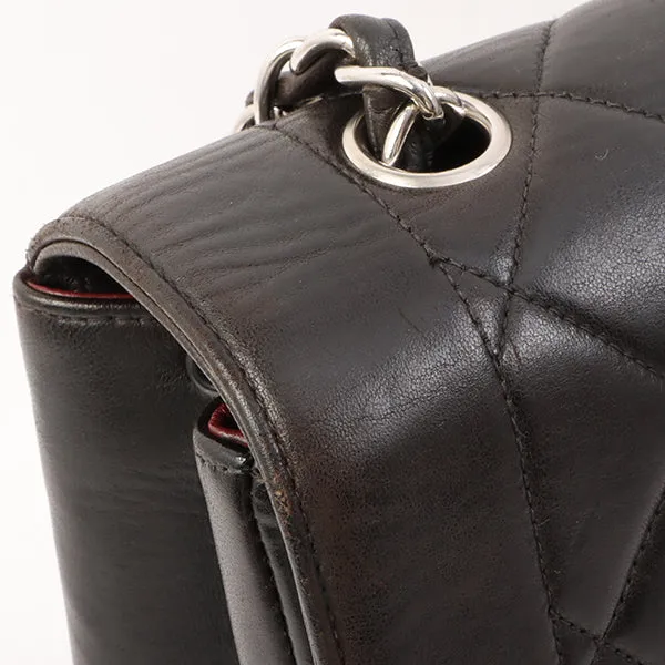 Chanel Around 1997 Made Diana Flap Chain Bag Black