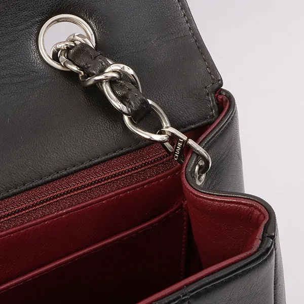 Chanel Around 1997 Made Diana Flap Chain Bag Black