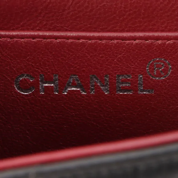 Chanel Around 1997 Made Diana Flap Chain Bag Black