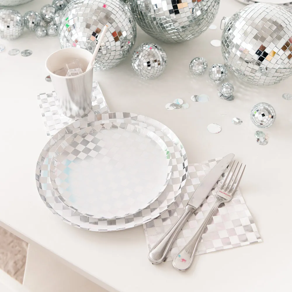 Check It! Dazzling Diamond Dessert Plates