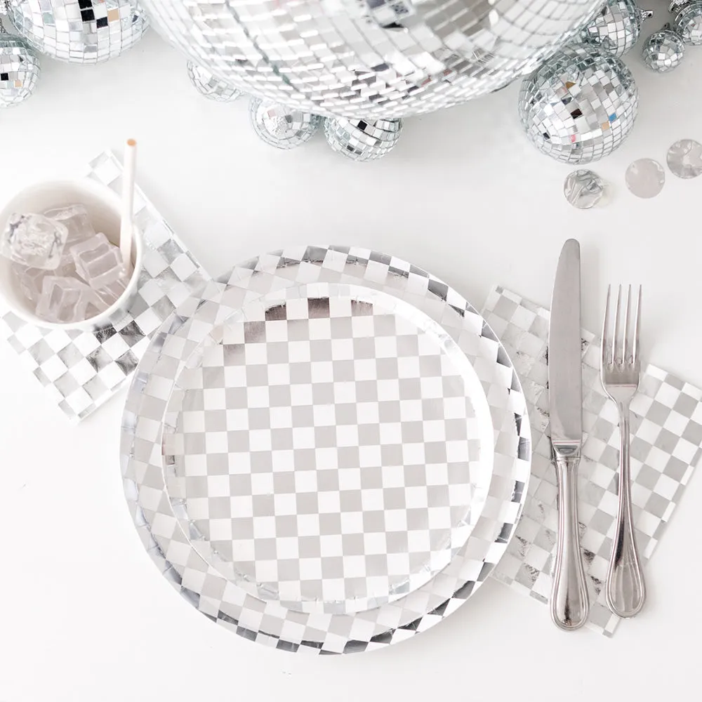 Check It! Dazzling Diamond Dessert Plates