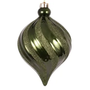Christmas Ornament Large Sage Green Finial Bauble 24cm Tree Decoration