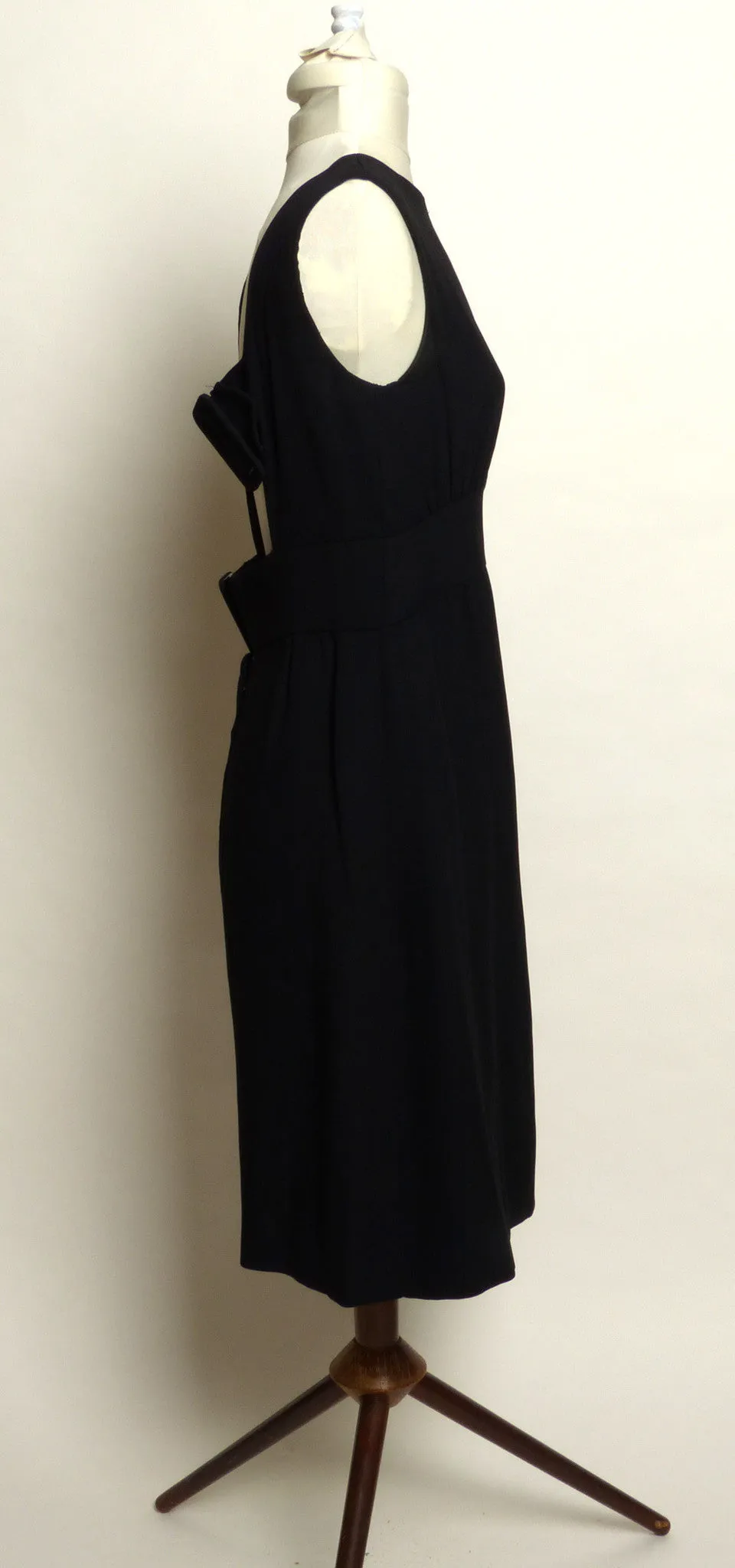 Circa Late 1950s/Early 1960s Simpson's Open Back Cocktail Dress