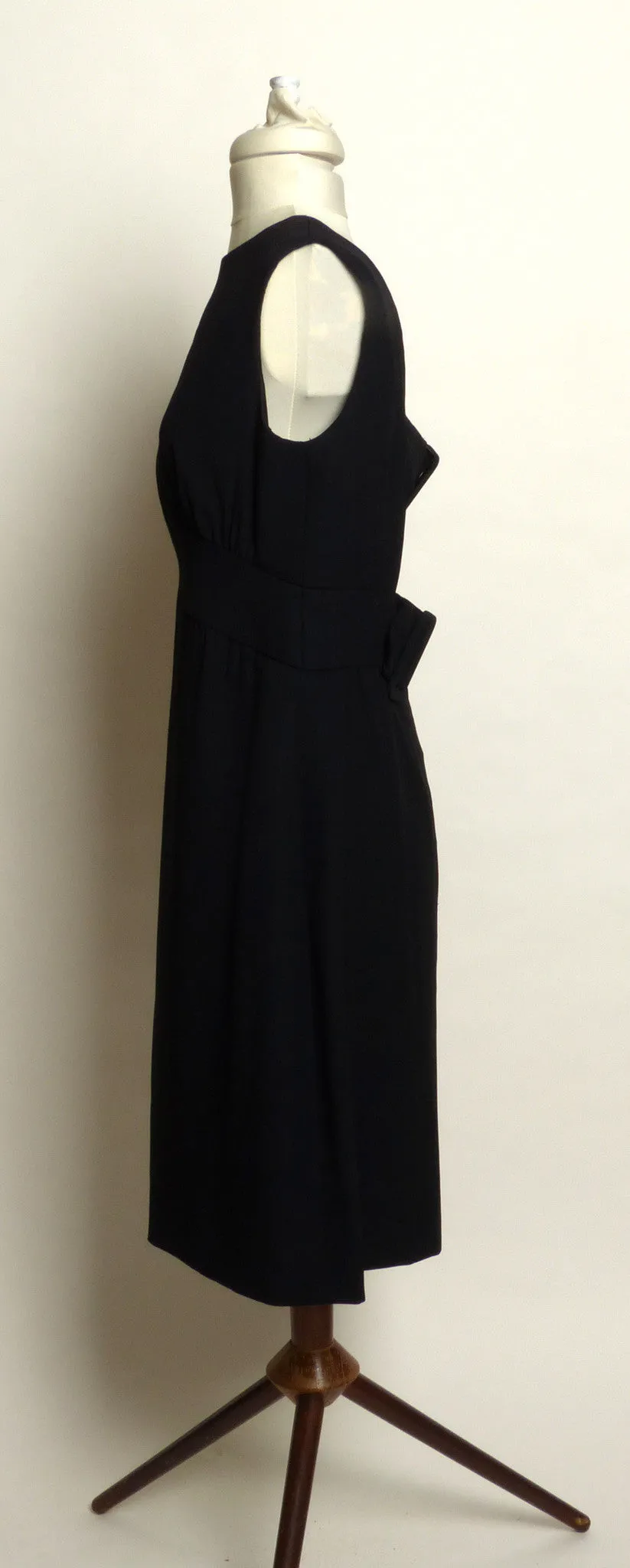 Circa Late 1950s/Early 1960s Simpson's Open Back Cocktail Dress