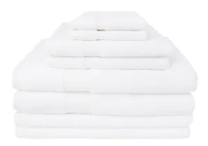 Classic Hotel Towels, 8 Piece Towel Set