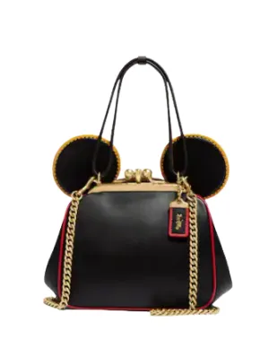 Coach Disney Mickey Mouse X Keith Haring Kisslock Bag