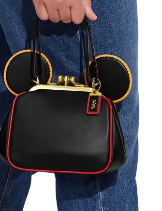 Coach Disney Mickey Mouse X Keith Haring Kisslock Bag