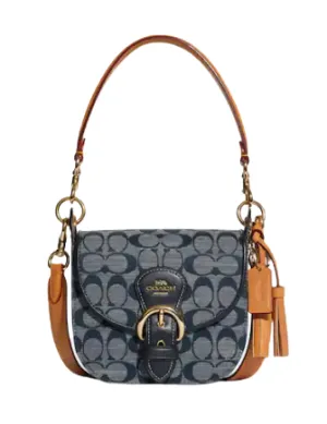 Coach Kleo Shoulder Bag 17 In Signature Chambray