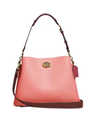 Coach Willow Shoulder Bag In Colorblock