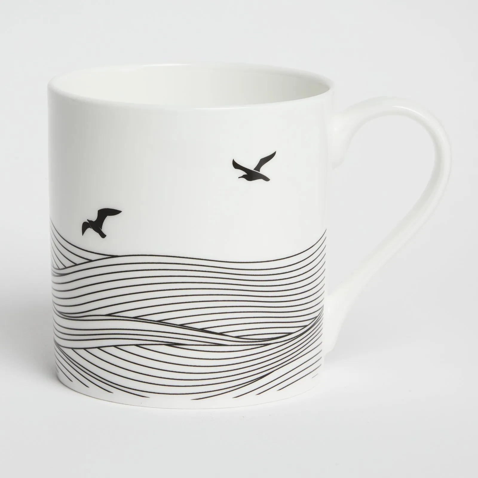 'Coastal Sea: Birds' Fine China Mug
