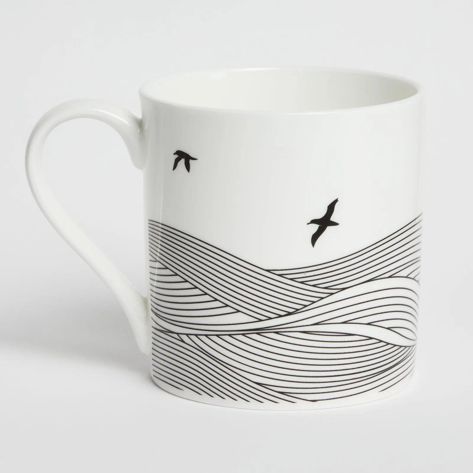 'Coastal Sea: Birds' Fine China Mug