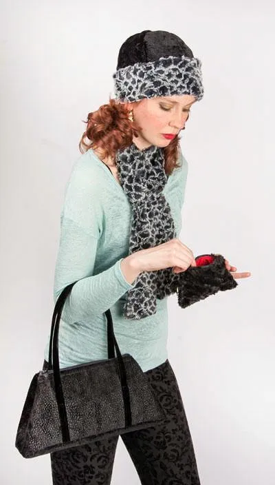 Coin Purse & Cosmetic Bag - Spiral Dance Upholstery -  One Cosmetic Left!