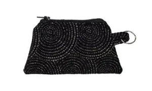Coin Purse & Cosmetic Bag - Spiral Dance Upholstery -  One Cosmetic Left!