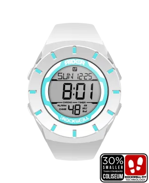 Coliseum Fit™ Forum (White/Teal) Watch