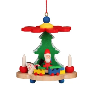 Colorful Santa Pyramid - Christmas Tree Decoration (Pre-Order Item)