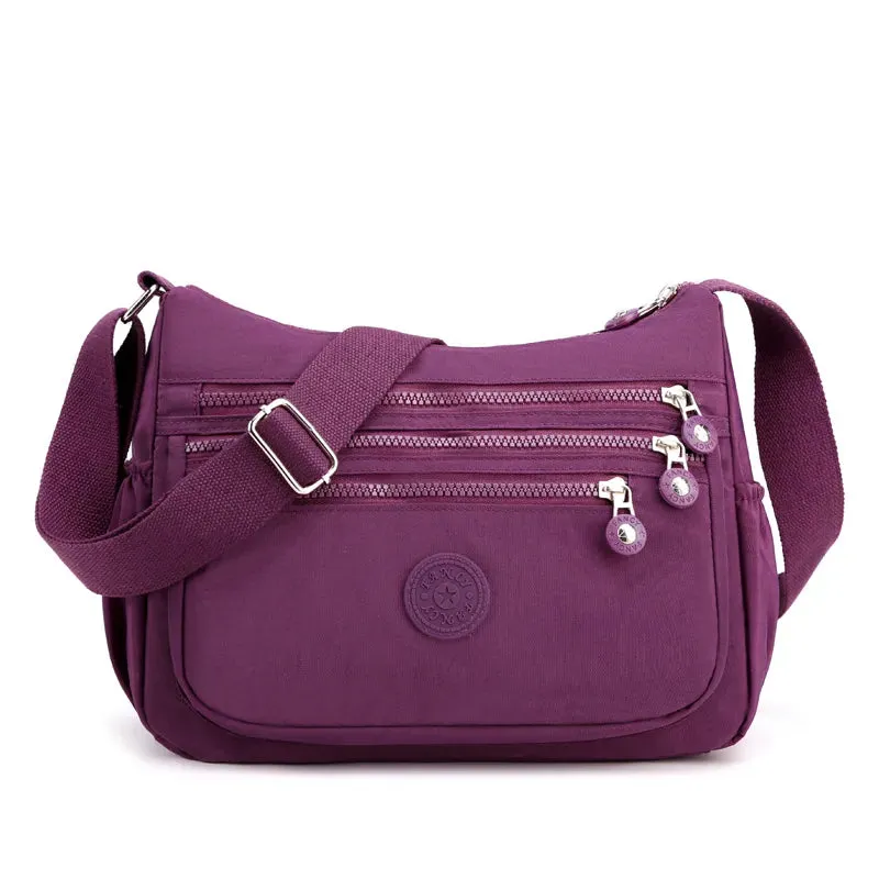 Contemporary Water-Resistant Crossbody Bag