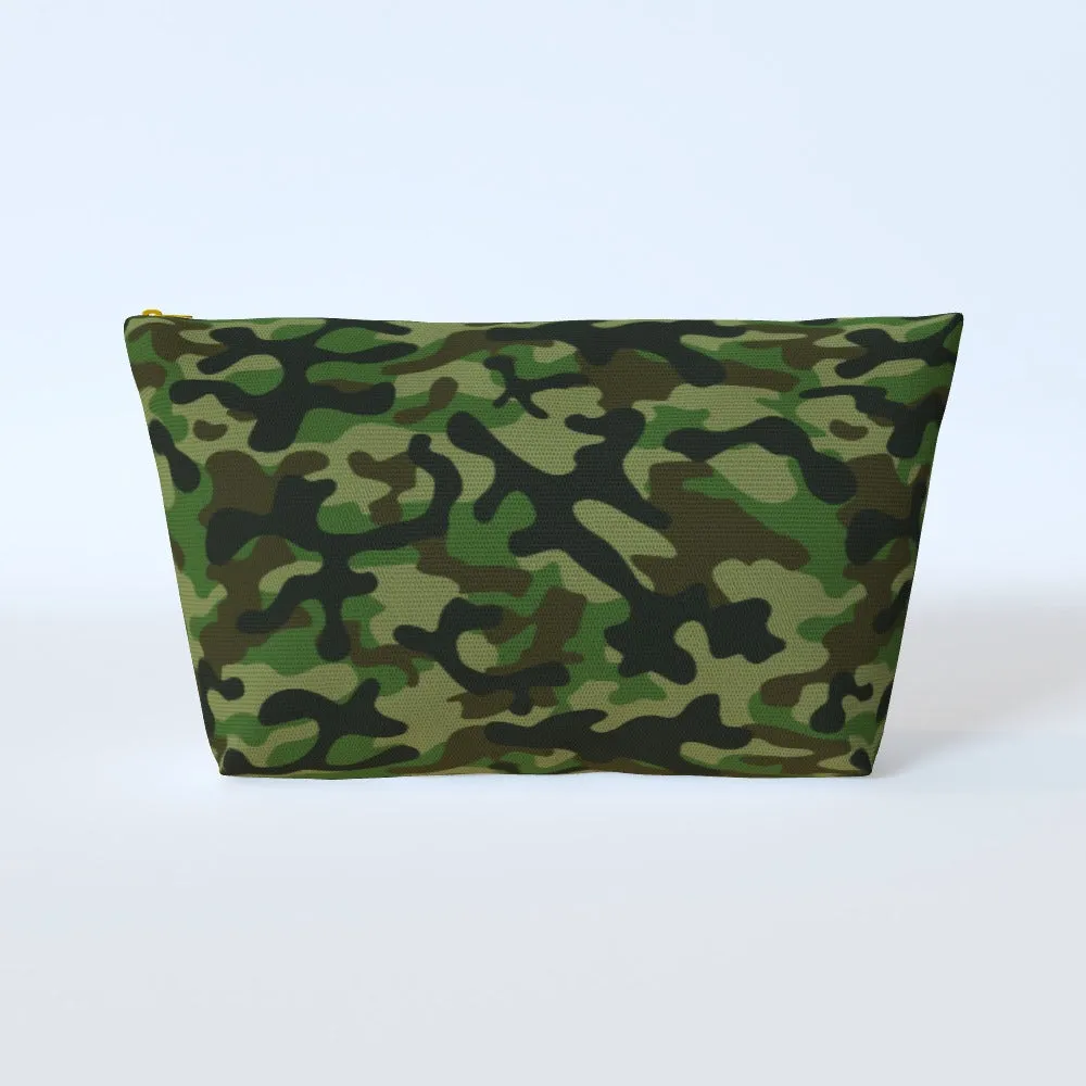 Cosmetic Bag - Camo Green