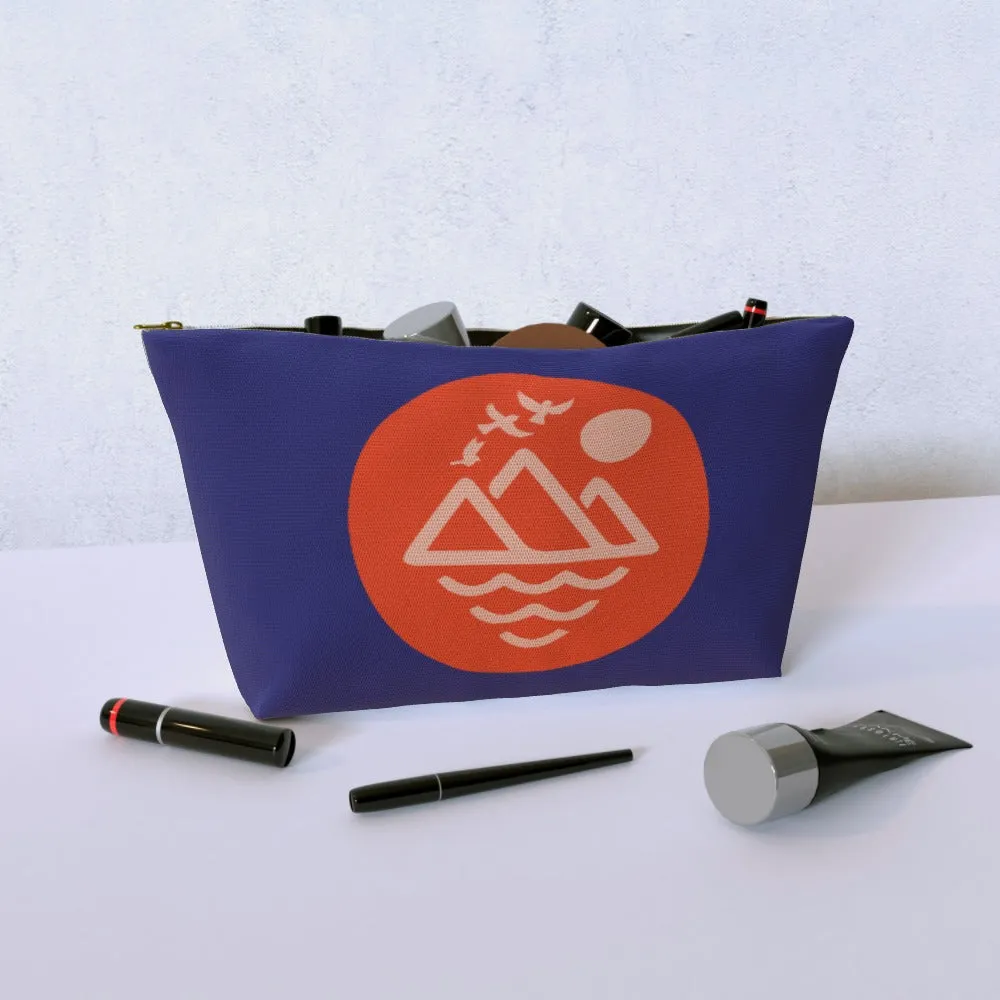 Cosmetic Bag - Mountain Doves Blue