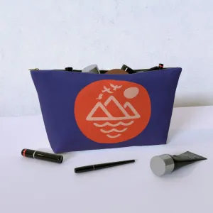 Cosmetic Bag - Mountain Doves Blue